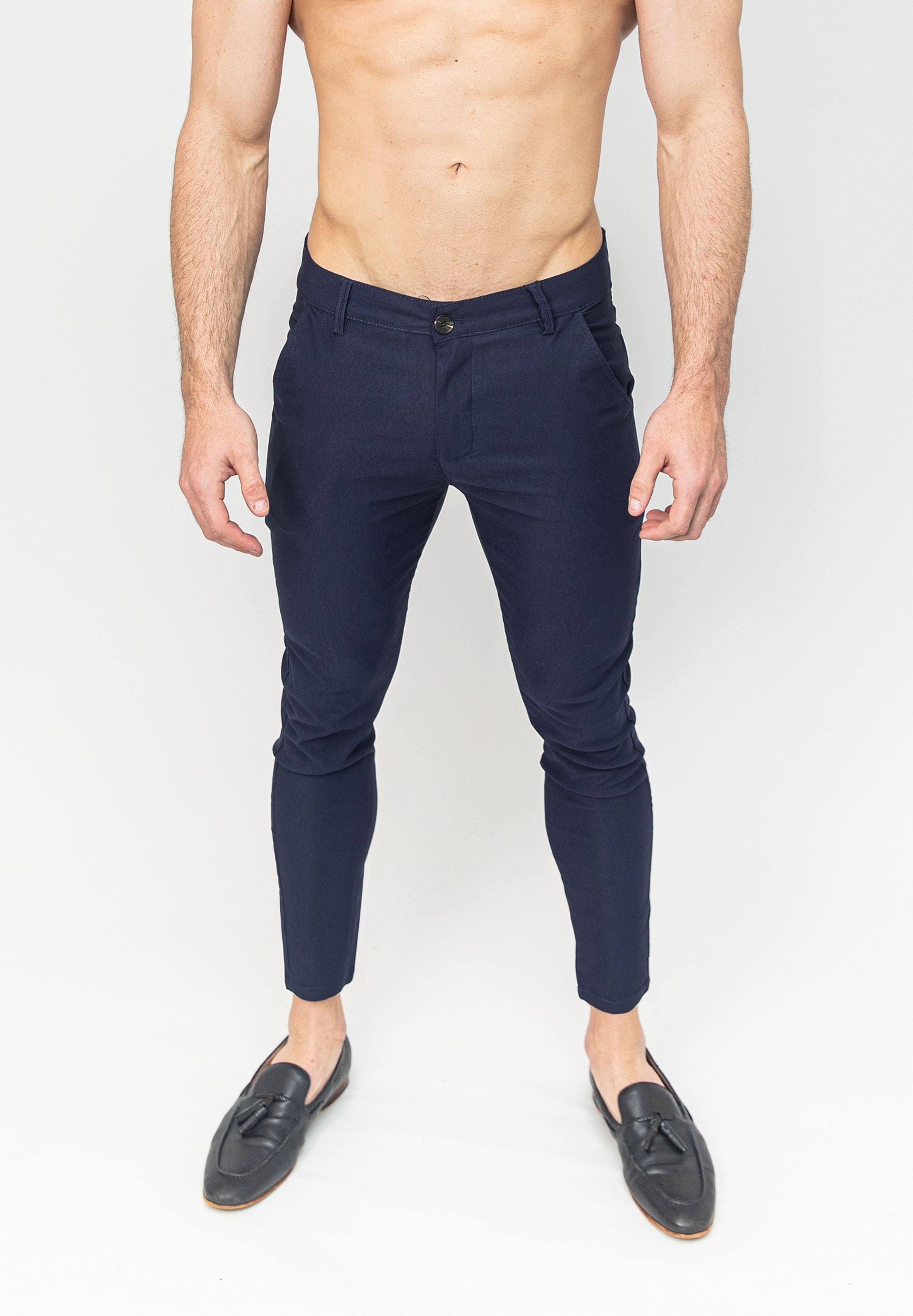 Dress Suit Pants Navy - Ultra Slim Stretch Fit - Don Milyon
