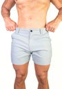 Chino 5" Length Shorts Stone - Slim Stretch Fit - Don Milyon