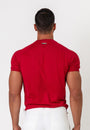 Knit Silk T-Shirt Burgundy - Tailored Slim Fit - Don Milyon
