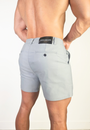 Chino 5" Length Shorts Stone - Slim Stretch Fit - Don Milyon